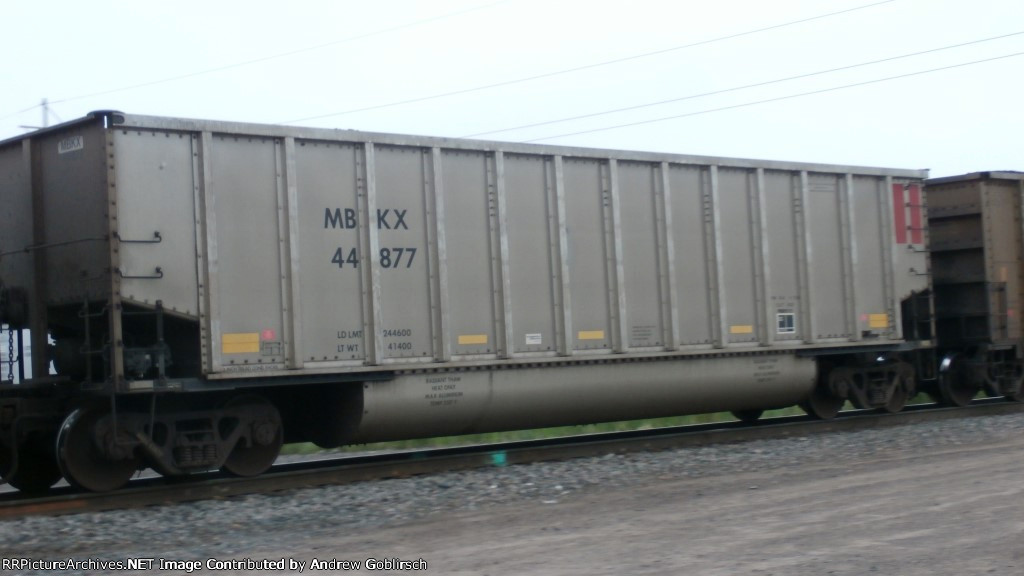 MBKX 44877 Loaded with Coal